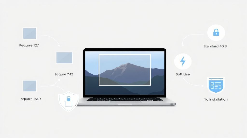 Features of Crop Image Tool