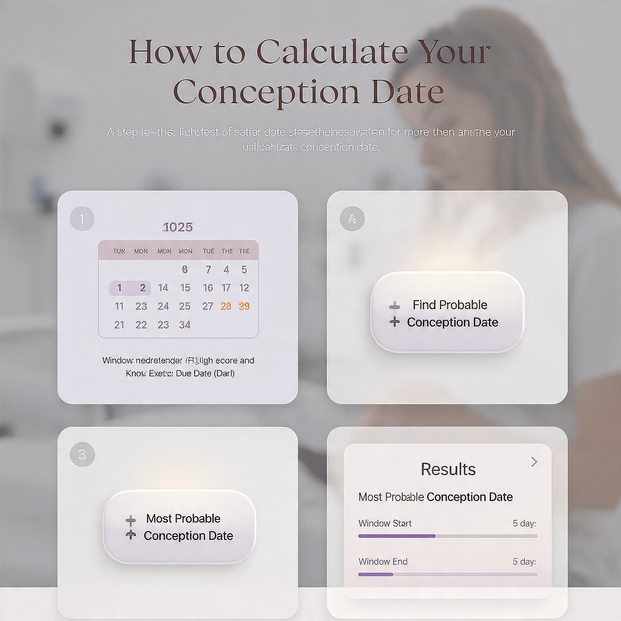Steps to Calculate Conception Date