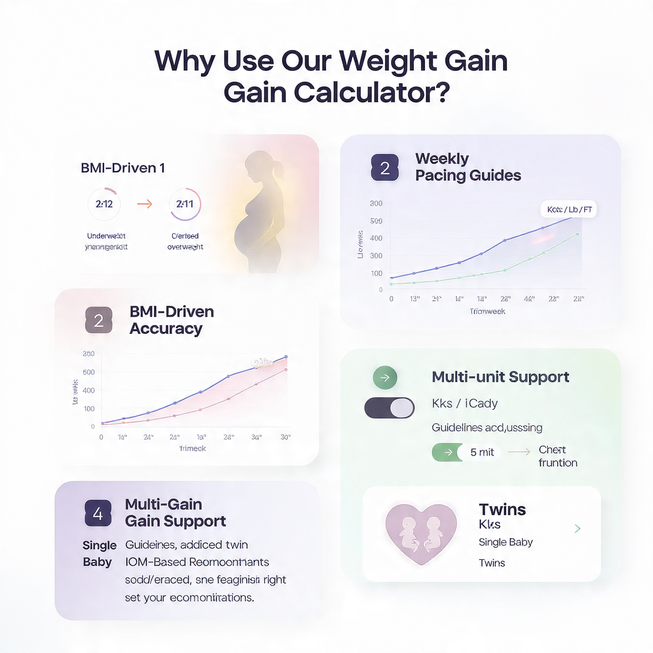 Features of Weight Gain Calculator Tool